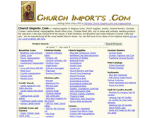 Tablet Screenshot of churchimports.com